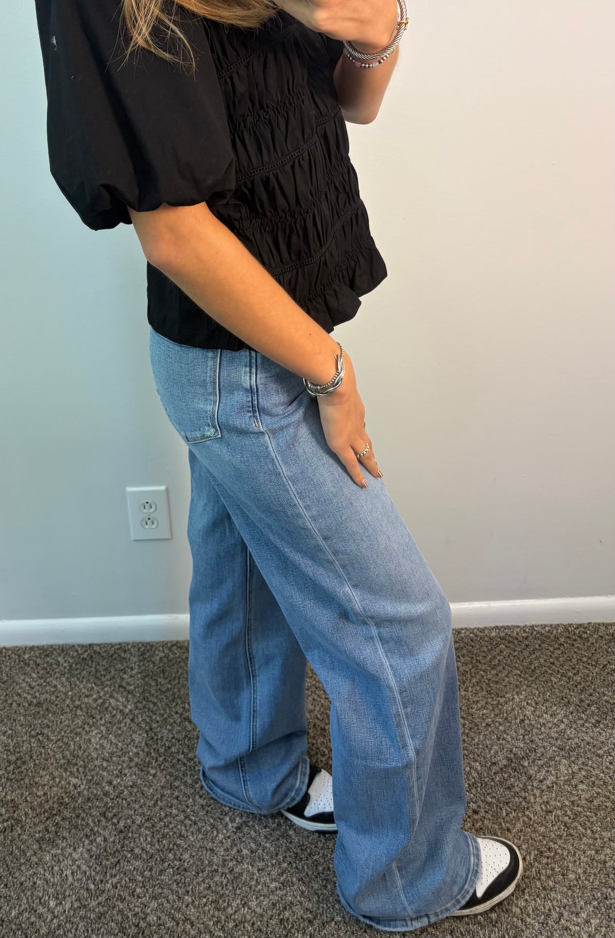 High Rise Wide Leg Jeans